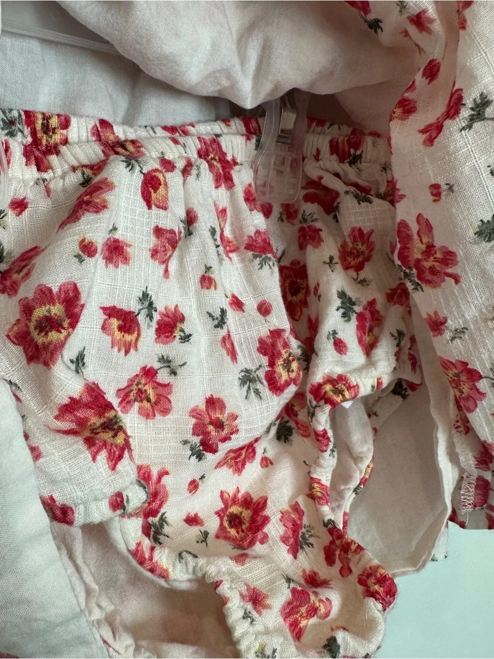 Ralph Lauren Floral 100% Cotton Dobby Dress & Bloomer Set | Size 18 months